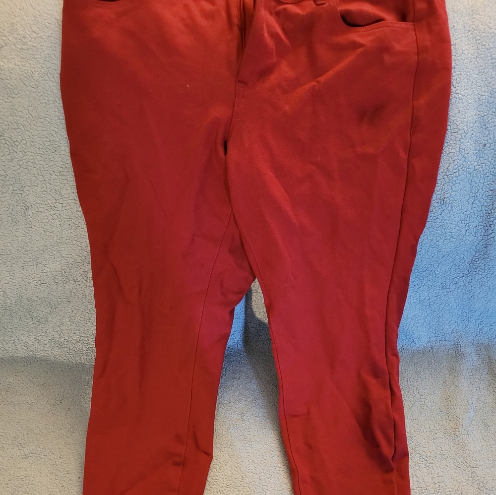 Torrid High Waisted Red Pants